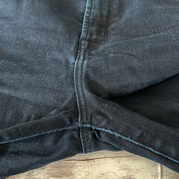 J Brand Alana High Rise Skinny Jeans in Shy Wash Dark Black Blue - Picture 8 of 12